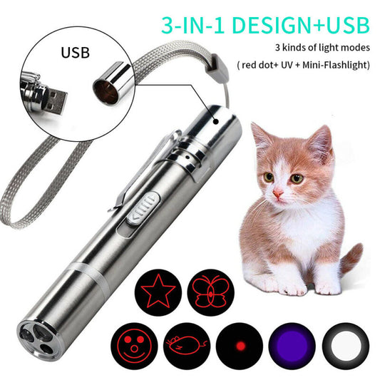 Rechargeable USB LED Laser