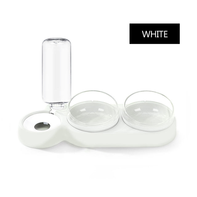 Food Water Feeder With Auto Water Dispenser