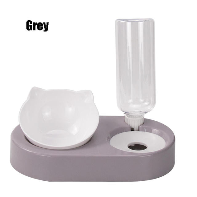 Food Water Feeder With Auto Water Dispenser