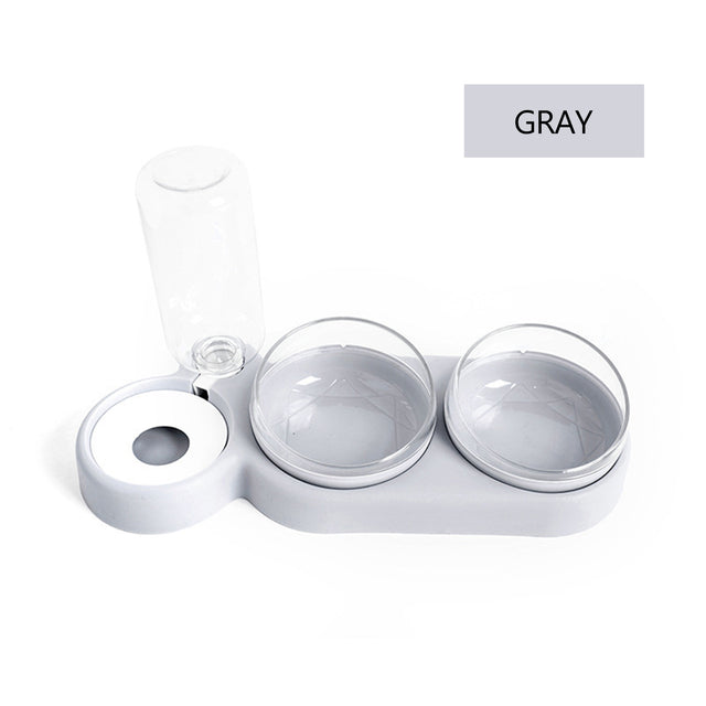 Food Water Feeder With Auto Water Dispenser