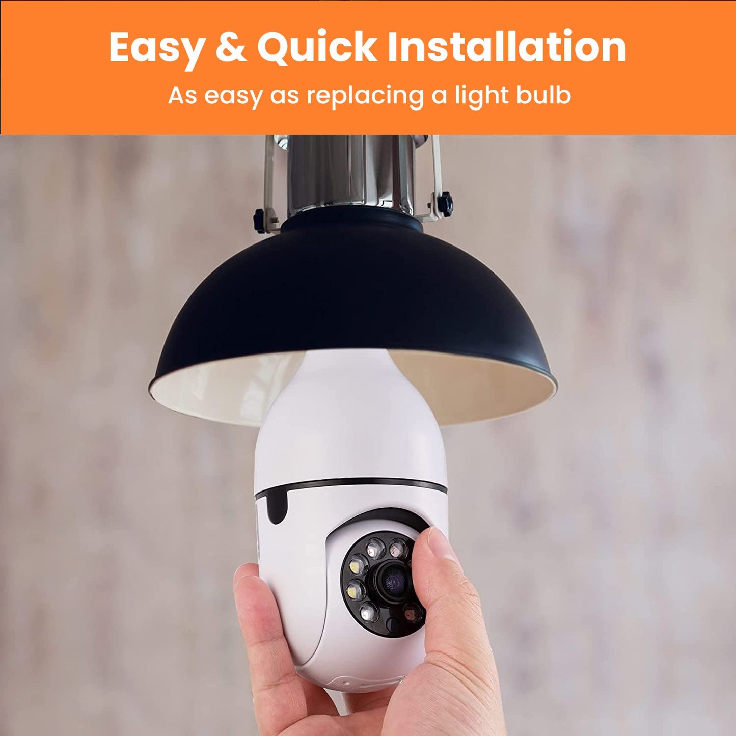 Light Bulb Spy Camera (1080P)