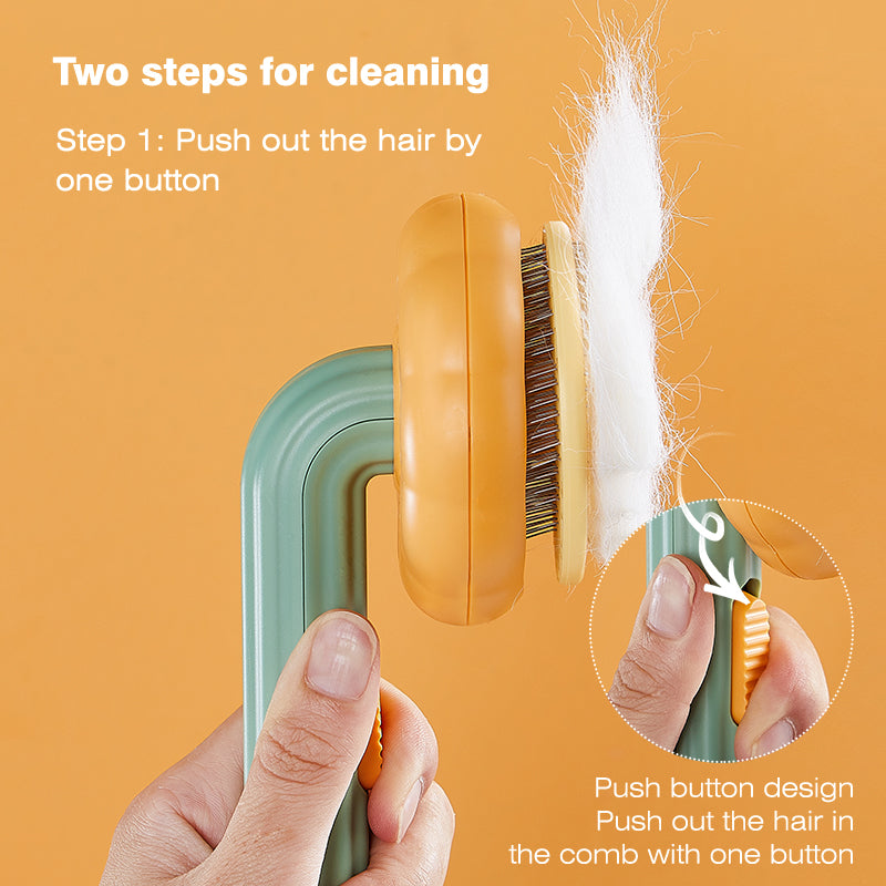 Pumpkin Pet Slicker Brush