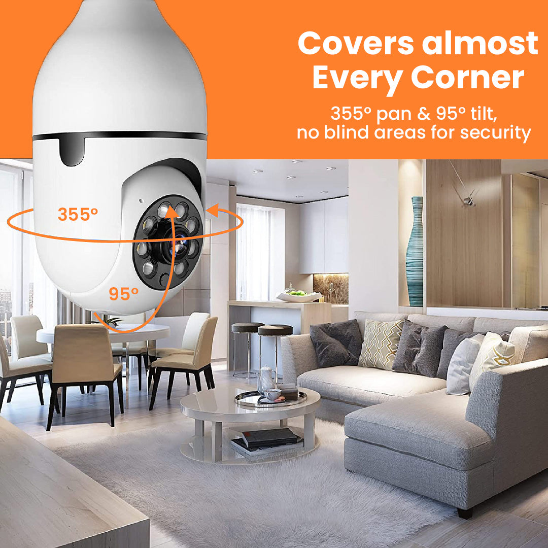 Light Bulb Spy Camera (1080P)