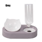 Food Water Feeder With Auto Water Dispenser